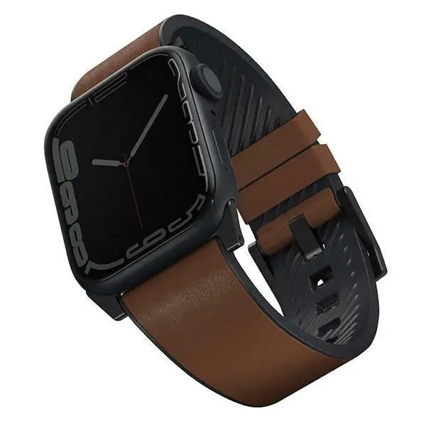 Uniq Straden Leather Hybrid Strap for Apple Watch 1/2/3/4/5/6/7/8/SE/SE2/Ultra 42/44/45/49mm - brown - Other cell phone