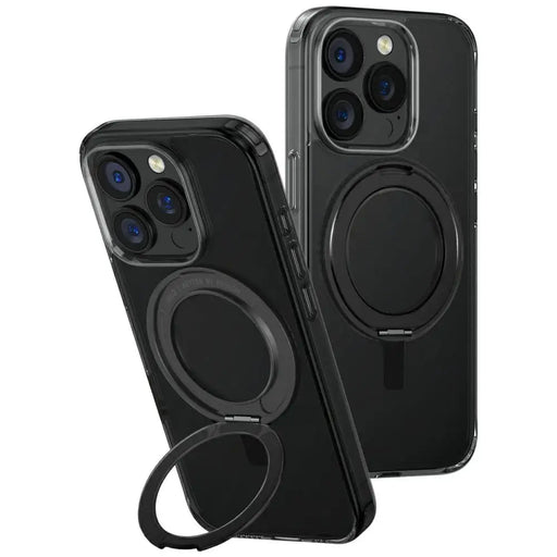 Uniq Swivix 360 Rotating Kickstand Case for iPhone 16 Pro - Black - Cell phone cases and covers<<<HurtelXML