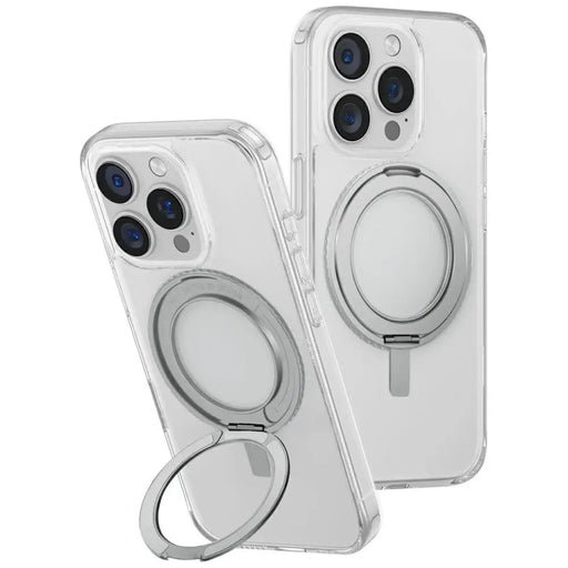 Uniq Swivix 360 Rotating Kickstand Case for iPhone 16 Pro - Clear - Cell phone cases and covers<<<HurtelXML