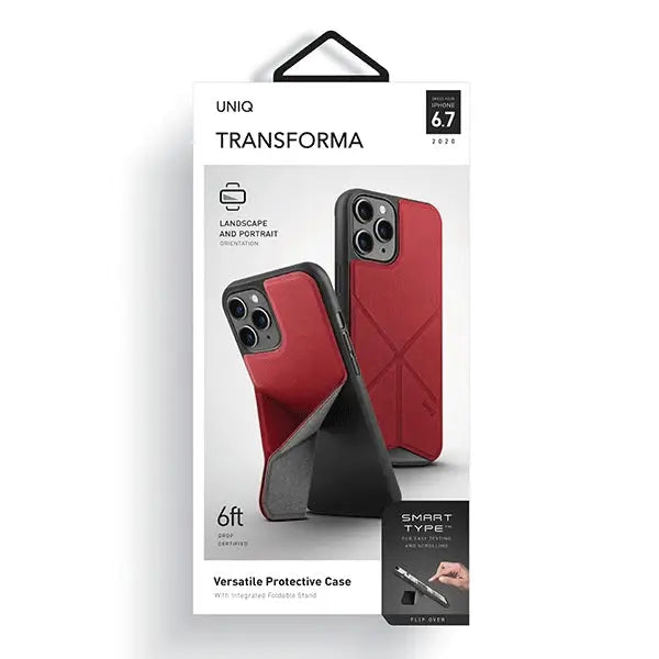Uniq Transforma case for iPhone 12 Pro Max - red - Cell phone cases and covers<<<HurtelXML