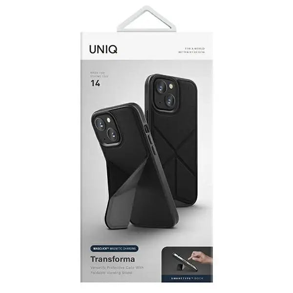 Uniq Transforma Magclick Charging case for iPhone 14 - black - Cell phone cases and covers<<<HurtelXML