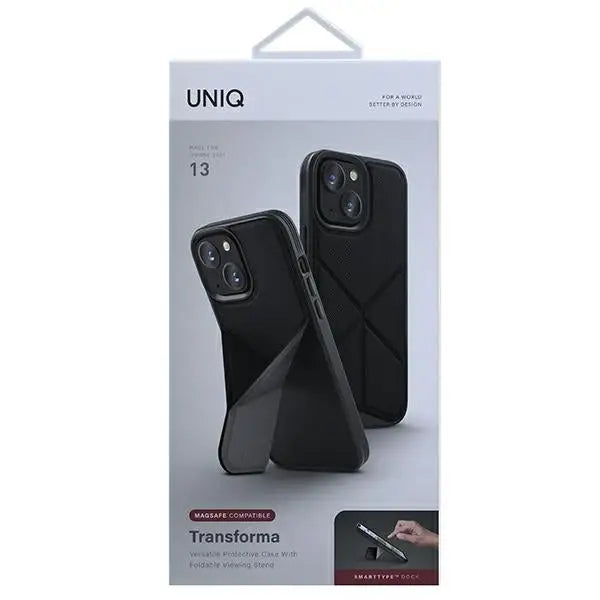 Uniq Transforma MagSafe case for iPhone 13 - black - Cell phone cases and covers<<<HurtelXML