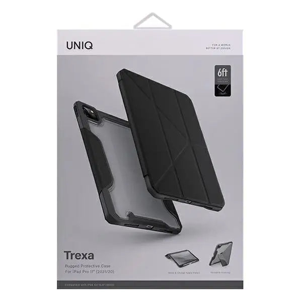 Uniq Trexa case for iPad Pro 11’’ 2021/2020 - black - Cell phone cases and covers<<<HurtelXML