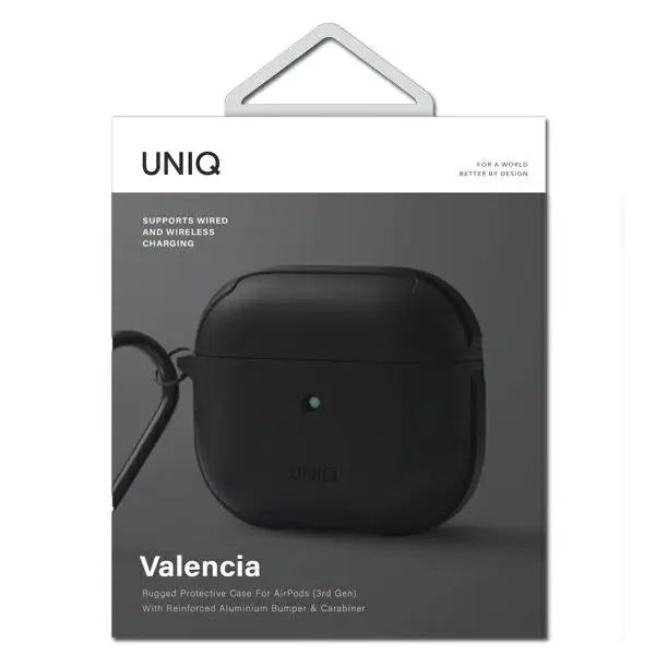 Uniq Valencia case for AirPods 3 - black - Cell phone cases and covers<<<HurtelXML