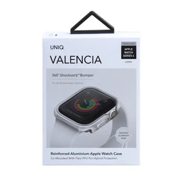 Uniq Valencia case for Apple Watch 4 / 5 / 6 / SE 40mm - silver - Cell phone cases and covers<<<HurtelXML