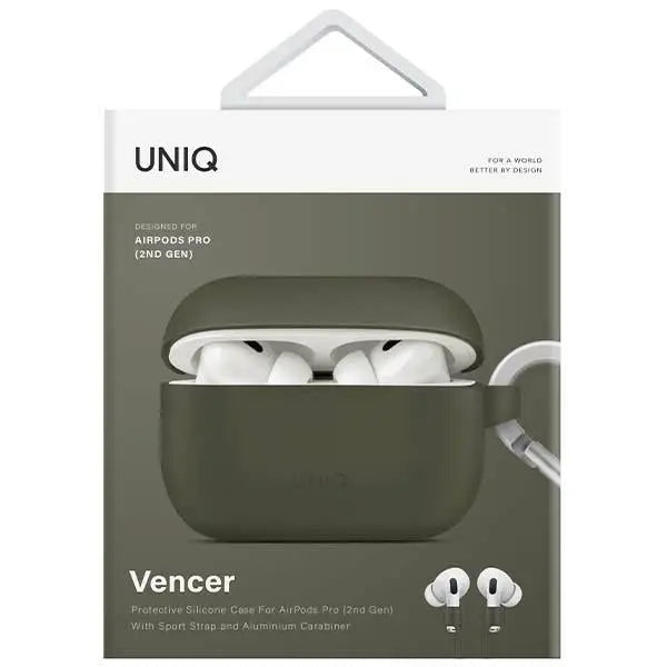 Uniq Vencer case for AirPods Pro 2nd gen - green - Cell phone cases and covers<<<HurtelXML