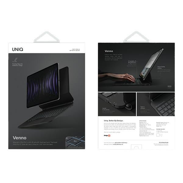 Uniq Venno Magnetic Smart case with keyboard for iPad Pro 11’’ (2022/2021) / Air 10.9’’ (2022/2020) - black - Cell