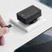 Uniq Versa Slim LITHOS Collective USB-C PD 18W wall charger + USB-C / USB-C cable - black - Cell phone USB