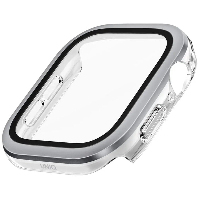 Uniq Voute Tempered Glass Case for Apple Watch 10 42 mm - Silver - Cell phone cases and covers<<<HurtelXML