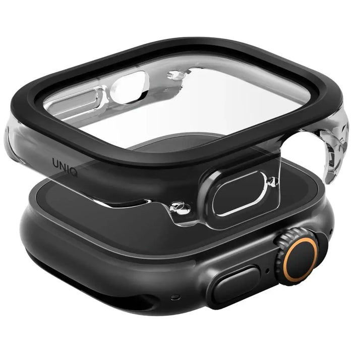 Uniq Voute Tempered Glass Case for Apple Watch Ultra 49mm - Black - Cell phone cases and covers<<<HurtelXML