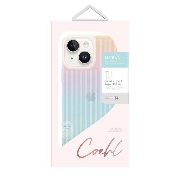 Uniq Coehl Linear case for iPhone 14 - iridescent