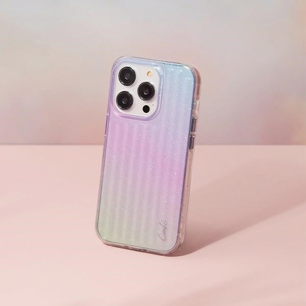 Uniq Coehl Linear case for iPhone 14 Pro Max - blue and pink