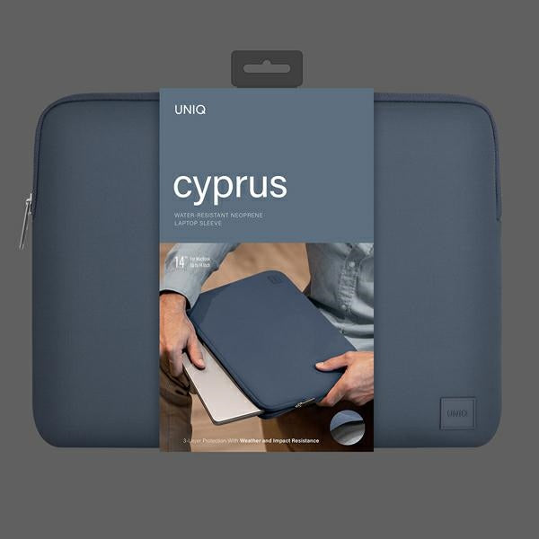 Uniq Cyprus case for a 14&quot; laptop - blue