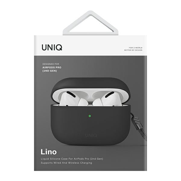 Uniq case for Lino AirPods Pro 2 gen Silicone grey/ash grey