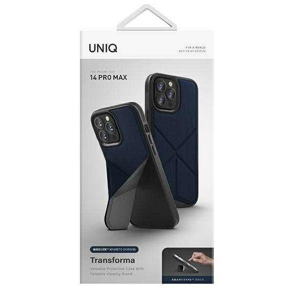 Uniq Transforma Magclick Charging case for iPhone 14 Pro Max - blue