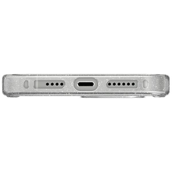 Uniq LifePro Xtreme Magclick Charging Case for iPhone 15 Pro Max - Transparent Silver