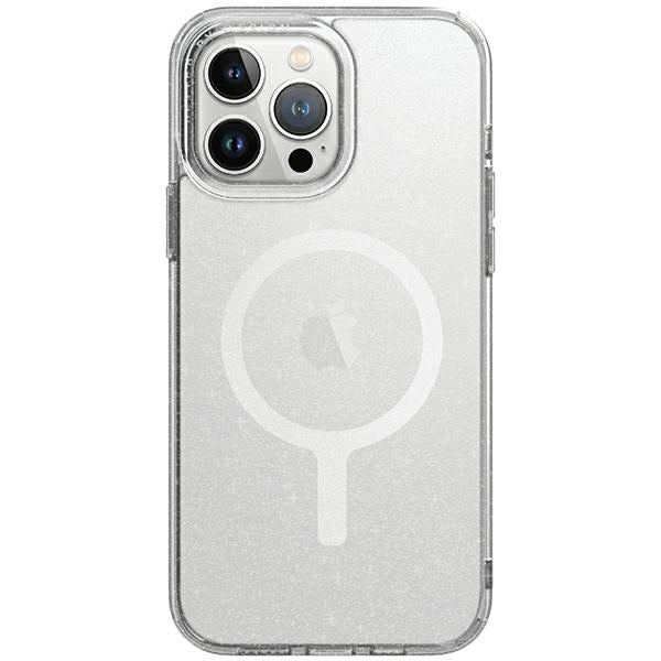 Uniq LifePro Xtreme Magclick Charging Case for iPhone 15 Pro Max - Transparent Silver