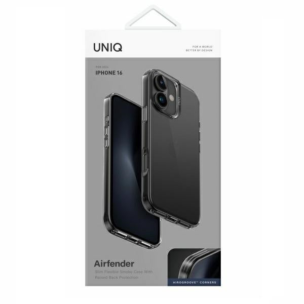 Uniq Air Fender iPhone 16 Case - Gray