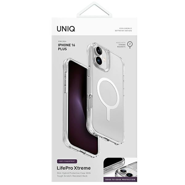 Uniq LifePro Xtreme Magclick Charging Case for iPhone 16 Plus - Clear