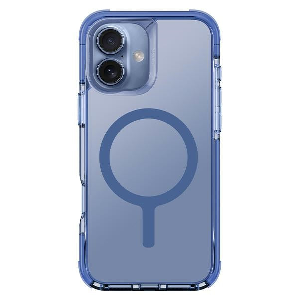 Uniq Combat iPhone 16 Plus 6.7" Magclick Charging case blue/pearl blue