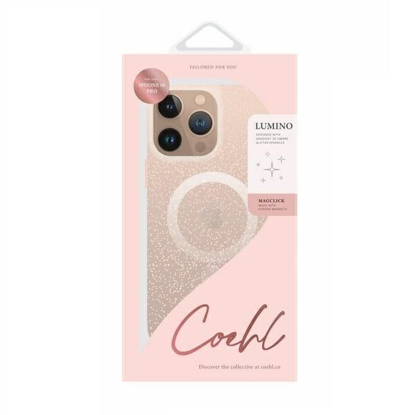 Uniq Coehl Lumino Magnetic Charging Case for iPhone 16 Pro - Gold