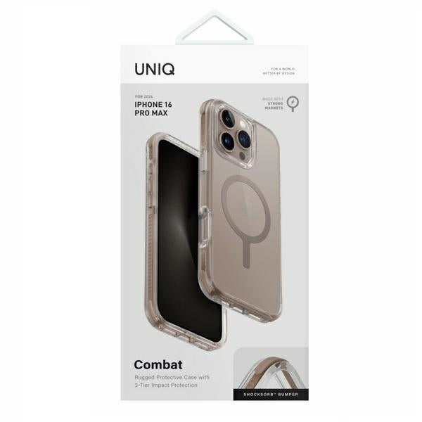 Uniq Combat Magclick Charging Case for iPhone 16 Pro Max - Gold