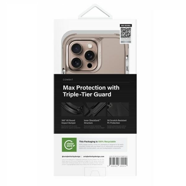 Uniq Combat Magclick Charging Case for iPhone 16 Pro Max - Gold