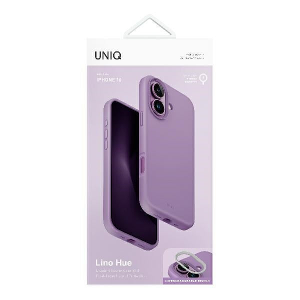 Uniq Lino Hue Magclick Charging Case for iPhone 16 - Pink