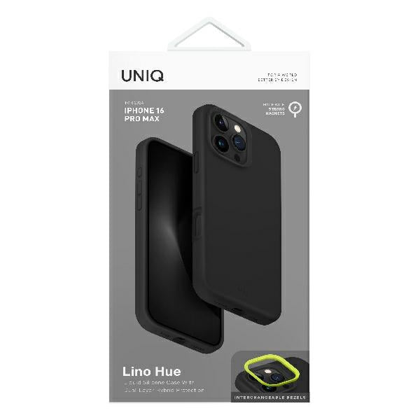 Uniq Lino Hue Magclick Charging Case for iPhone 16 Pro - Gray