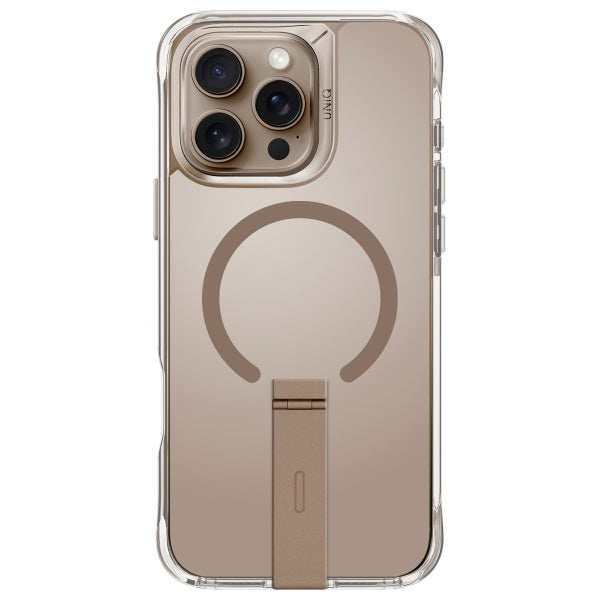 Uniq case Eleva with Vertica Stand iPhone 16 Pro Max 6.9" gold/taupe gold