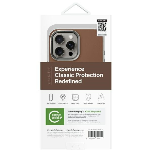 Uniq Lyden DS iPhone 16 Pro Max 6.9" Magclick Charging case caramel/caramel-ivory