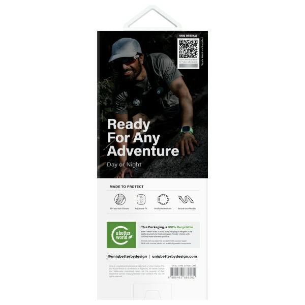 Uniq Stride SE Apple Watch strap 42/41/40mm FKM Rubber Strap lume