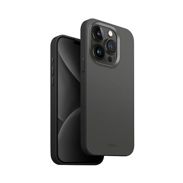 Uniq Lyden DS iPhone 15 Pro 6.1" Magclick Charging case grey-black/charcoal grey-black