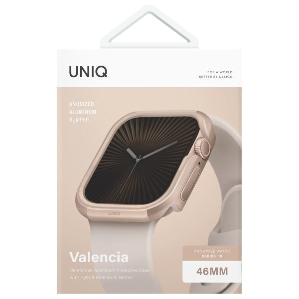 Uniq case Valencia Apple Watch Series 46mm gold/gold