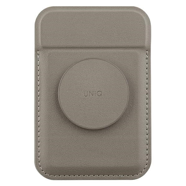 Uniq Flixa Magnetic Card Wallet with Stand Gray/Flint Gray MagSafe