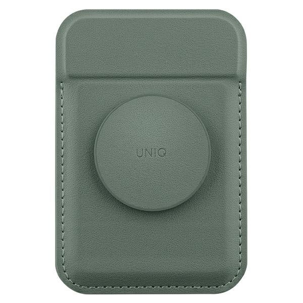 Uniq Flixa Magnetic Card Wallet with Stand Green/Lichen Green MagSafe