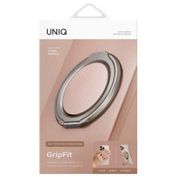 Uniq Gripfit 360 Magnetic Mount&amp;Kickstand Magnetic Holder pink/blush pink