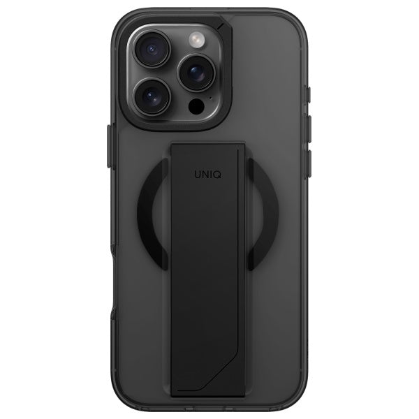Uniq Heldro Max iPhone 16 Pro 6.3" Magclick Charging Case Black/Vapour Smoke