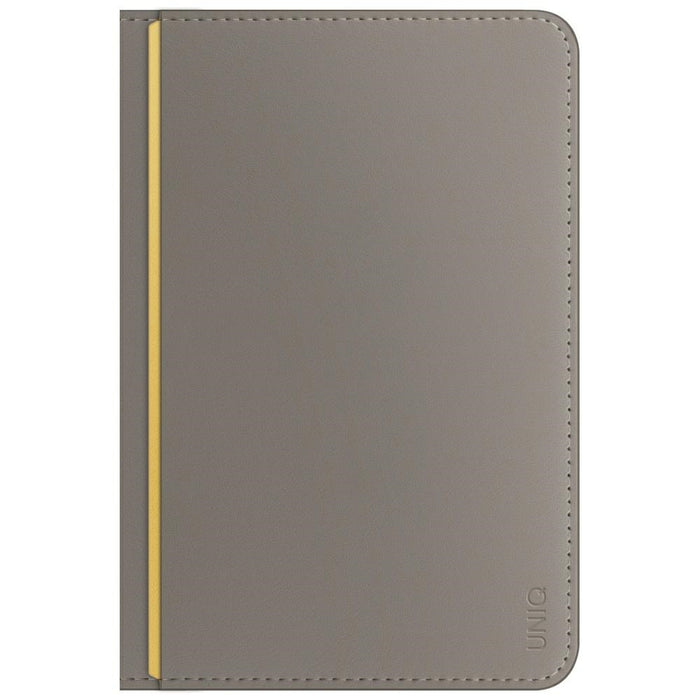 Uniq Belmont RFID Blocking Passport Case - Grey/Yellow