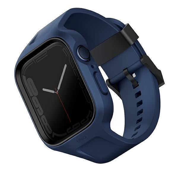 Uniq Monos 2 in 1 Set Strap + Case for Apple Watch 45 / 44 mm - Blue