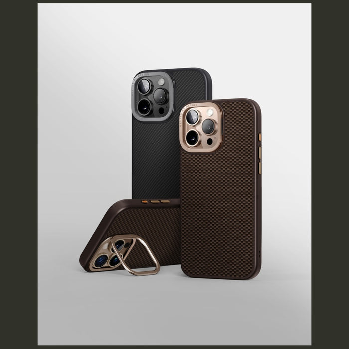 Uniq Keva Max Magclick Charging Camera Stand Case for iPhone 16 Pro - Brown