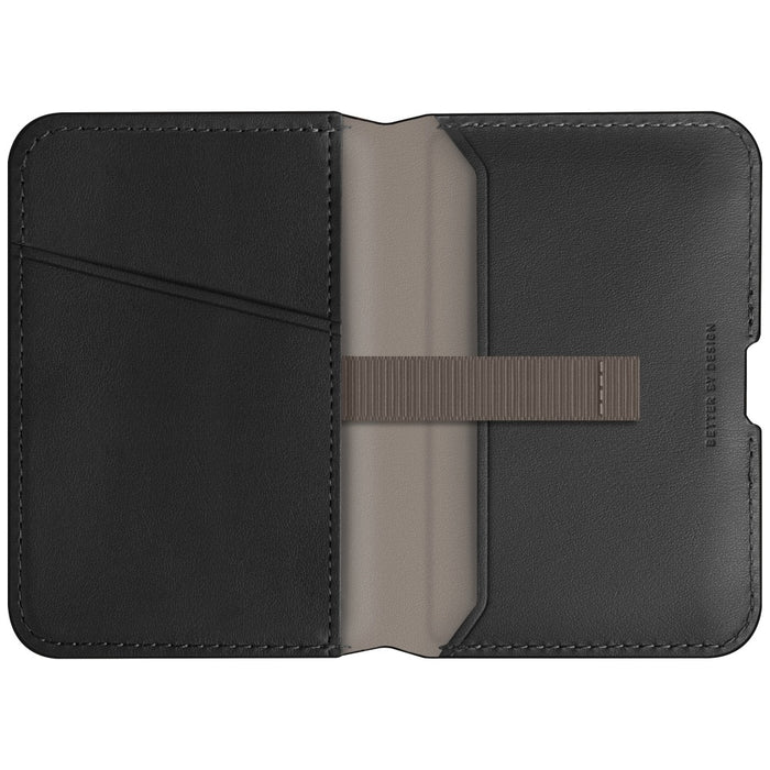 Uniq Lyden DS RFID Magnetic Wallet with Phone Stand - Black