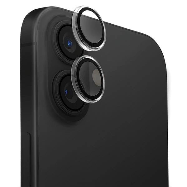 Uniq Optix Clear Camera Lens Protector iPhone 16 / 16 Plus with Applicator - Clear Black