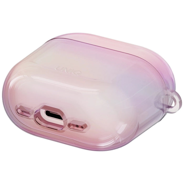 Uniq Iridescia AirPods 4 Hang Case - Holo Pink
