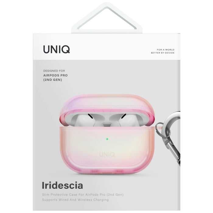 Uniq Iridescia AirPods Pro 2 Hang Case - Holo Pink
