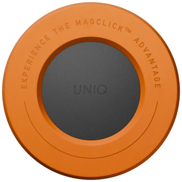 Uniq SnapMount Self-Adhesive Magnetic Holder - Orange and Black