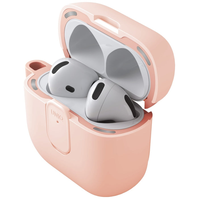 Uniq Clyde Lock Case for AirPods 4 - Pink