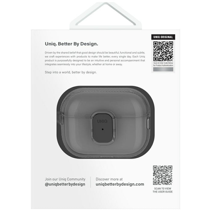 Uniq Glase Pro Case for AirPods Pro 2 - Pink