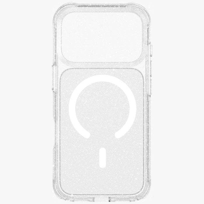Uniq LifePro Xtreme Magclick Charging Case for iPhone 17 Pro - Clear-Glitter