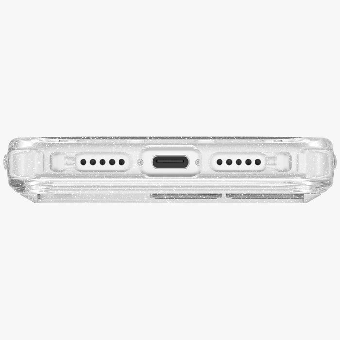 Uniq LifePro Xtreme Magclick Charging Case for iPhone 17 Pro - Clear-Glitter